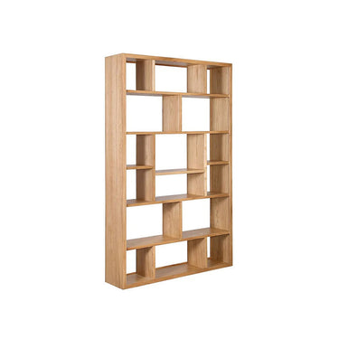 Clarita Brown Wooden Bookshelf