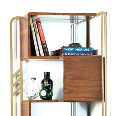 Mirage Corner Bookshelf 168x55x53 cm
