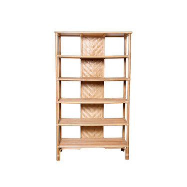Calm Linseed Oiled Oak Bookshelf