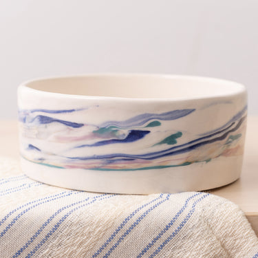 Wave Series Colorful Handmade Ceramic Bowl