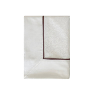 Cream Piped Rectangular Tablecloth