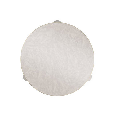 Matched Up Tempered Glass Side Table