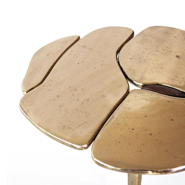 Iris Bronze Cast Side Table