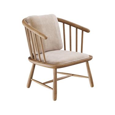 Century Leather Show Wood Chair