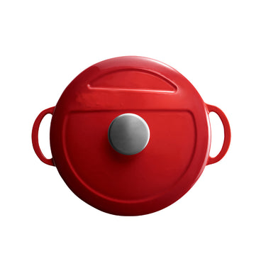 Kitchenware L'Amour Red Deep Cast Pot 24 cm