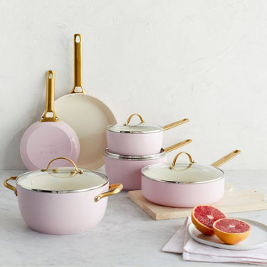 Padova Pink 10 Piece Cookware Set
