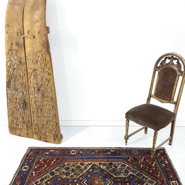 Vintage Ethnic Patterned Carpet 111x160 cm