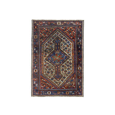 Vintage Ethnic Patterned Carpet 111x160 cm