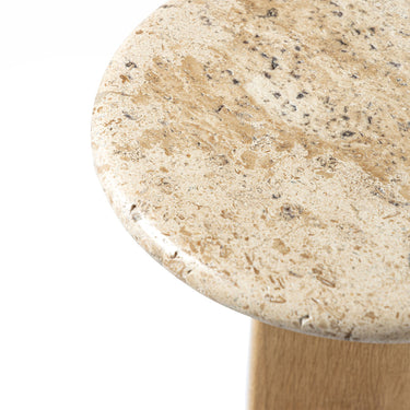 Iron Decorative Pedestal Side Table