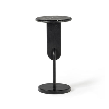Iron Decorative Pedestal Side Table