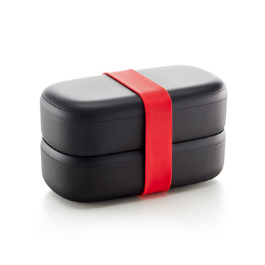 Storage Container with Fork Spoon Knife Set