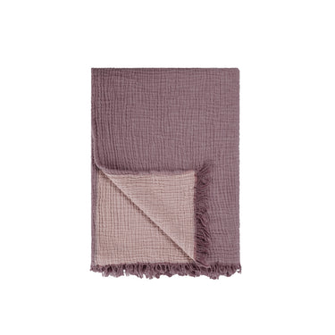 Armchair Shawl Throw Wine Mousse Blanket