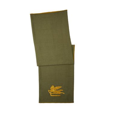 Herringbone Patterned Khaki Blanket