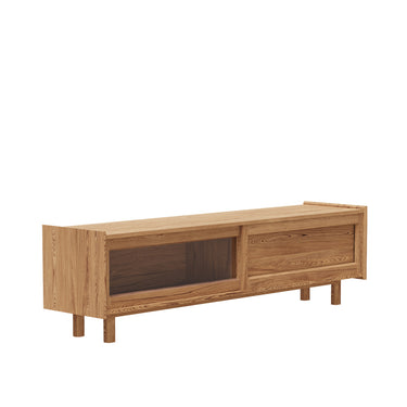 Han Linen Oil Oak TV Unit 210 cm