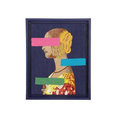 Renaissance Bars Multicolored Wooden Painting