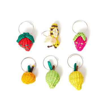 6-Piece Wine Glass Marker Set